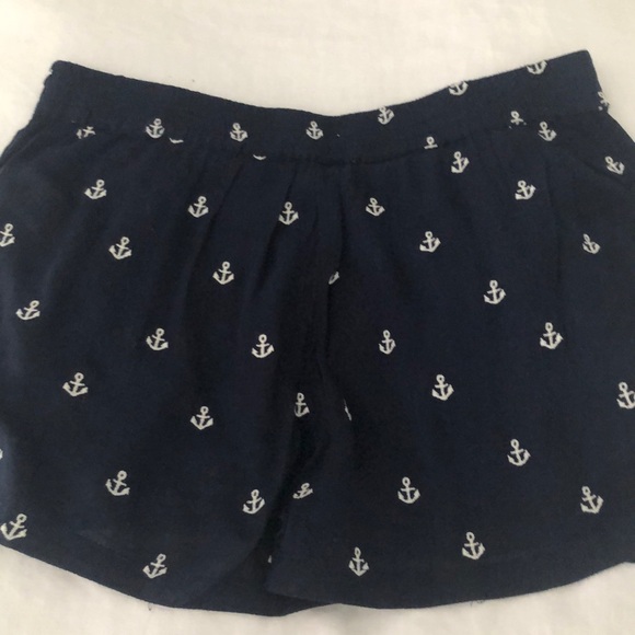 Roxy Navy and White Anchor Shorts - Picture 4 of 6